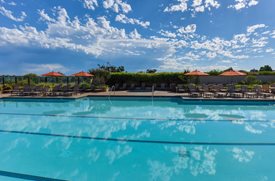 Outdoor Pool at Serrano Country Club in El Dorado Hills, CA.